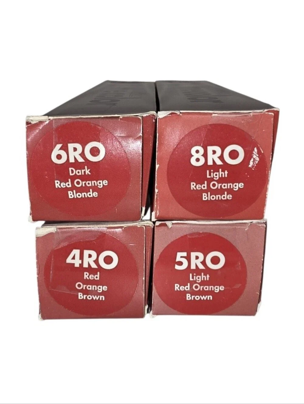 New Paul Mitchell Permanent Cream Hair Color 4-Pack (4RO, 5RO, 6RO, & 8RO)